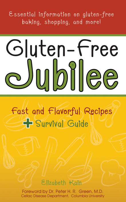 Gluten Free Jubilee book cover design