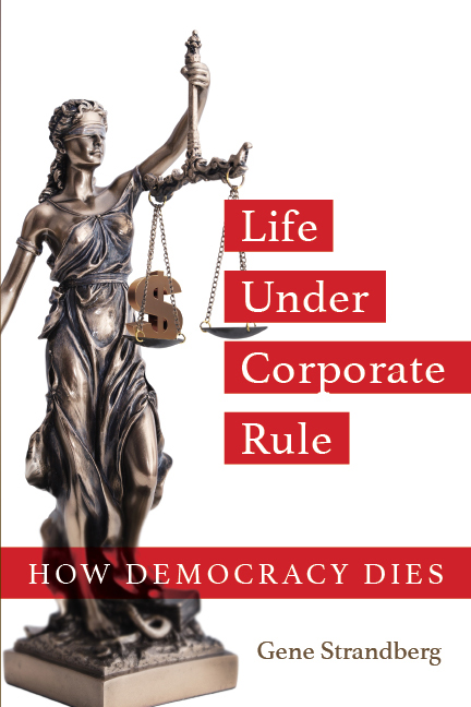 Life Under Corporate Rule book cover design