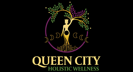 Queen City Holistic Wellness logo design