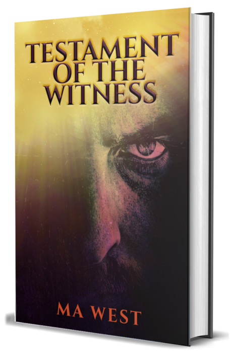 Testament of the Witness book cover design