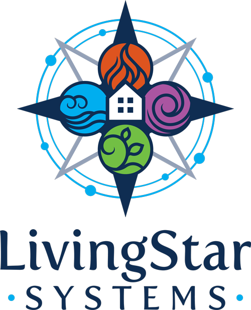 LivingStar Systems custom logo design
