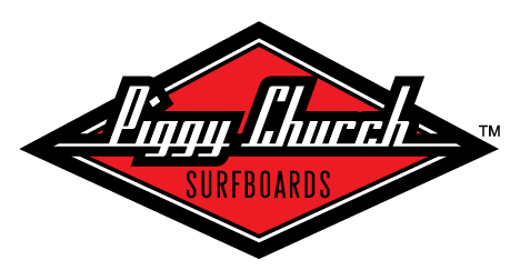 Piggy Church Surfboards Logo Design